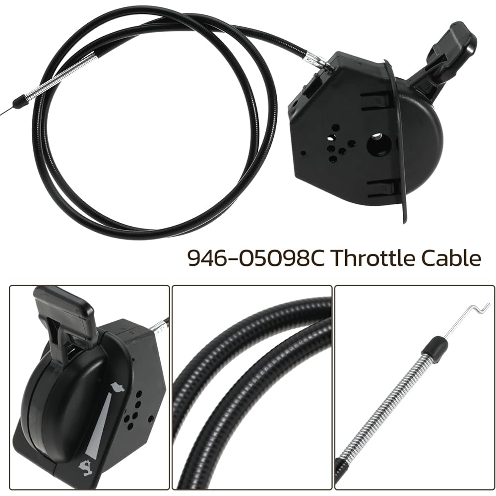 Bufeegua Throttle Cable Choke 946-05098C Craftsman Replacement 946-05098 946-05098B 946-05098A