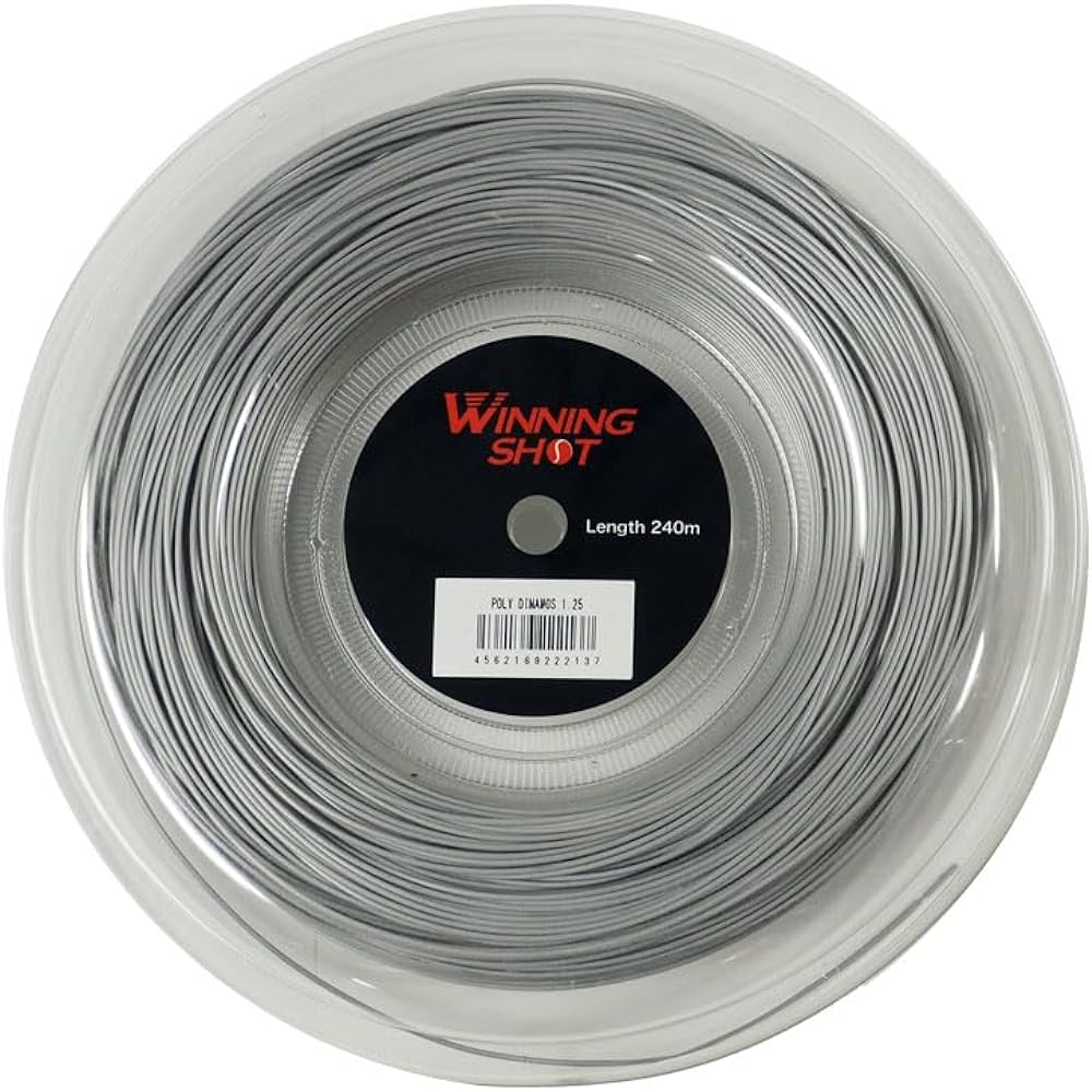 WINNING SHOT (POLY DINAMOS) 240m roll gut hard tennis string