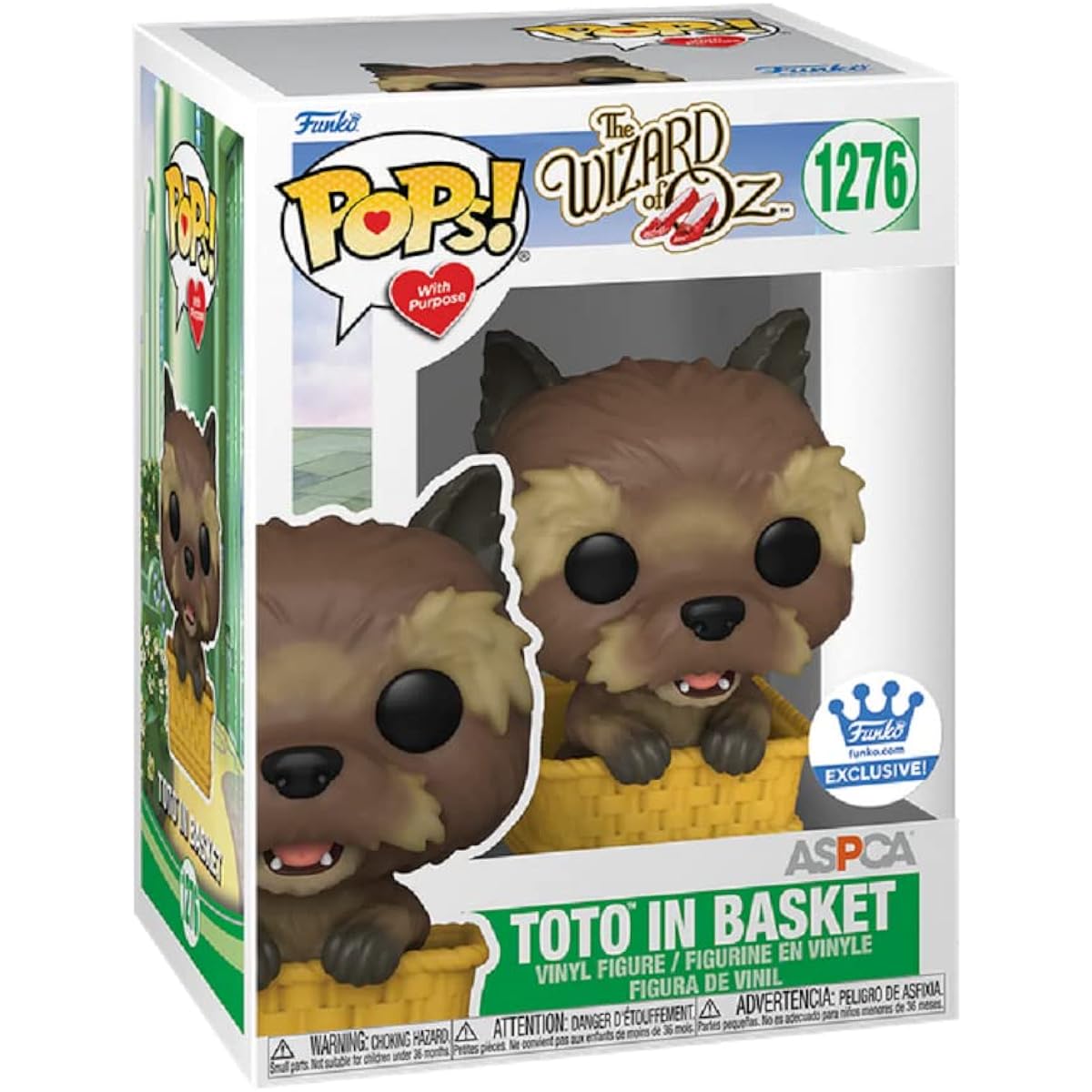 Funko Wizard of Oz Toto Exclusive Pop Vinyl Figure in Basket 1276 Multicolor