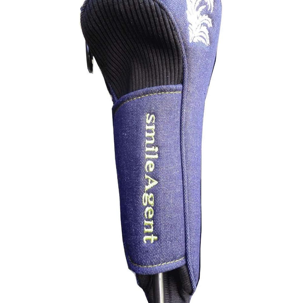 Golf head cover denim utility magnetic type