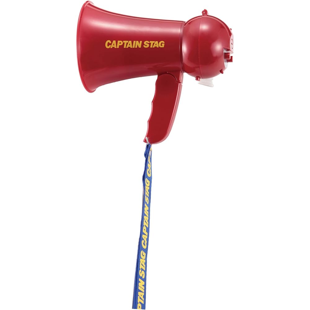 CAPTAIN STAG Mini Megaphone Deep Red UM-1824