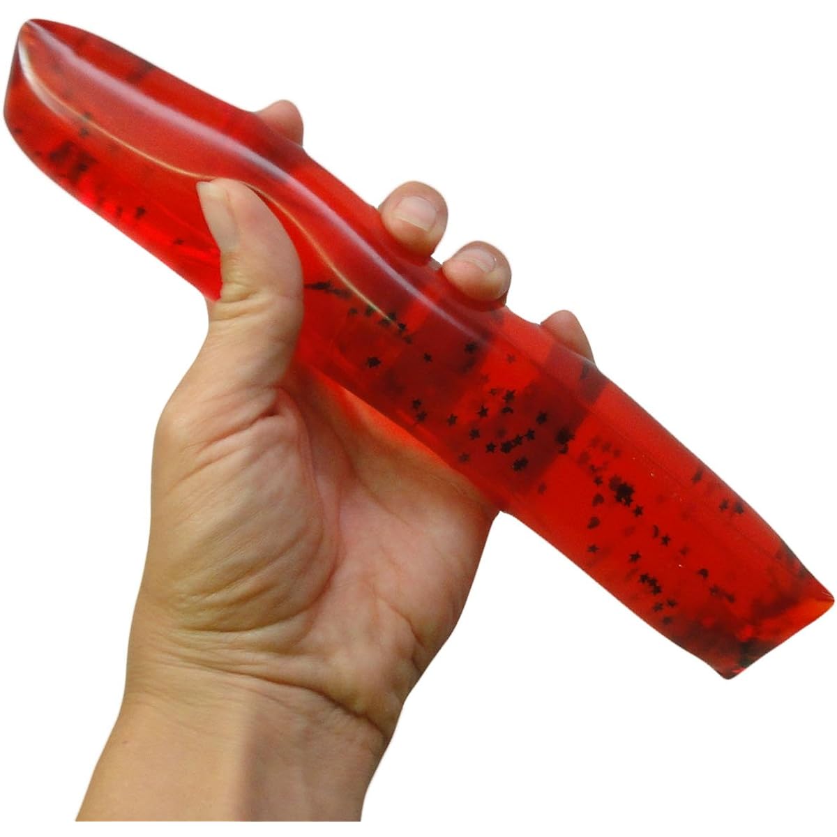 Curious Minds Busy Bag Extra Long 9.5 Inch 1 Extra Large Jumbo Water Trick Snake Stress Toy Slippery Tricky Wiggly Wiggler Tube Squeeze Wiggler Sensory Fidget Ball No Hold (1 Random Color)