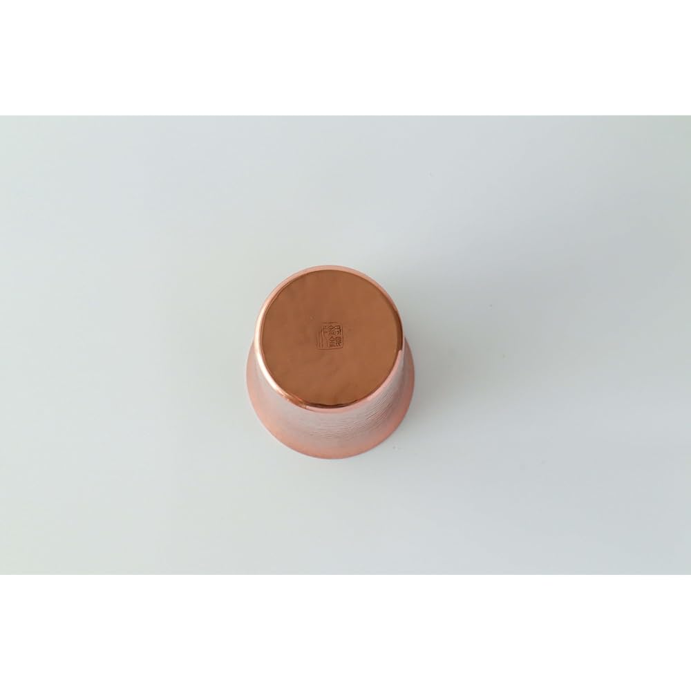 Asakusa Copper Silver Copperware Shop Pure Copper Single Beer 180cc Small beer cup made by Mr. Hoshino with 40 years of experience as a craftsman