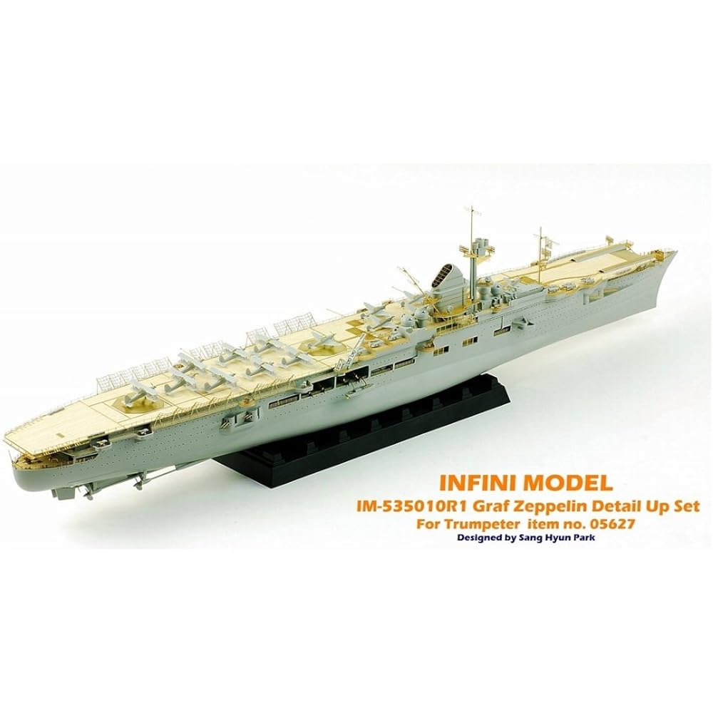 Infini Model 1/350 IM Series German Navy Aircraft Carrier Graf Zeppelin/TR Ship Detail Up Set Plastic Model Parts IM53510