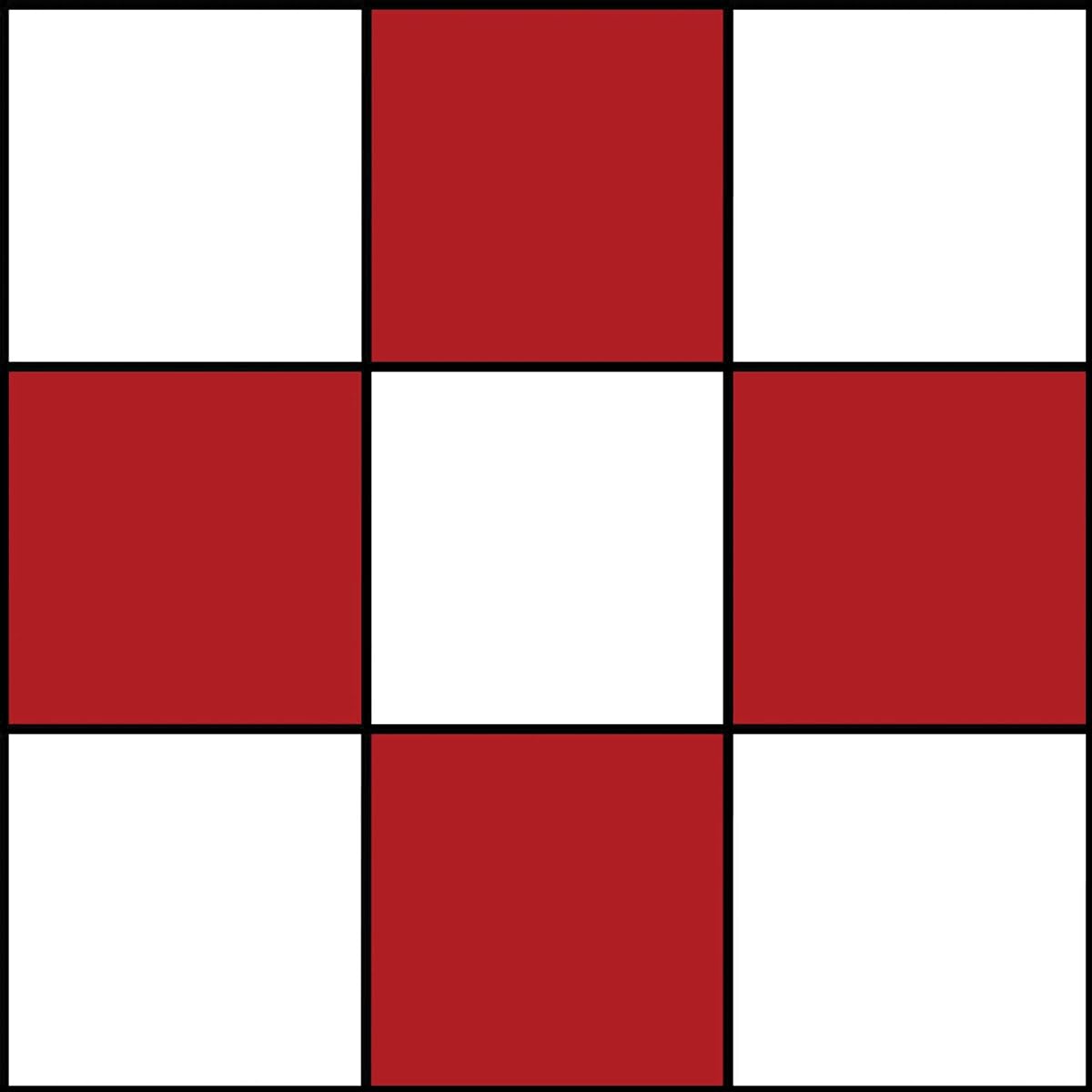 WE Games Bobby Fischer Tournament Roll Up Travel Chess Board - 20" - Mouse Pad Style Red Square