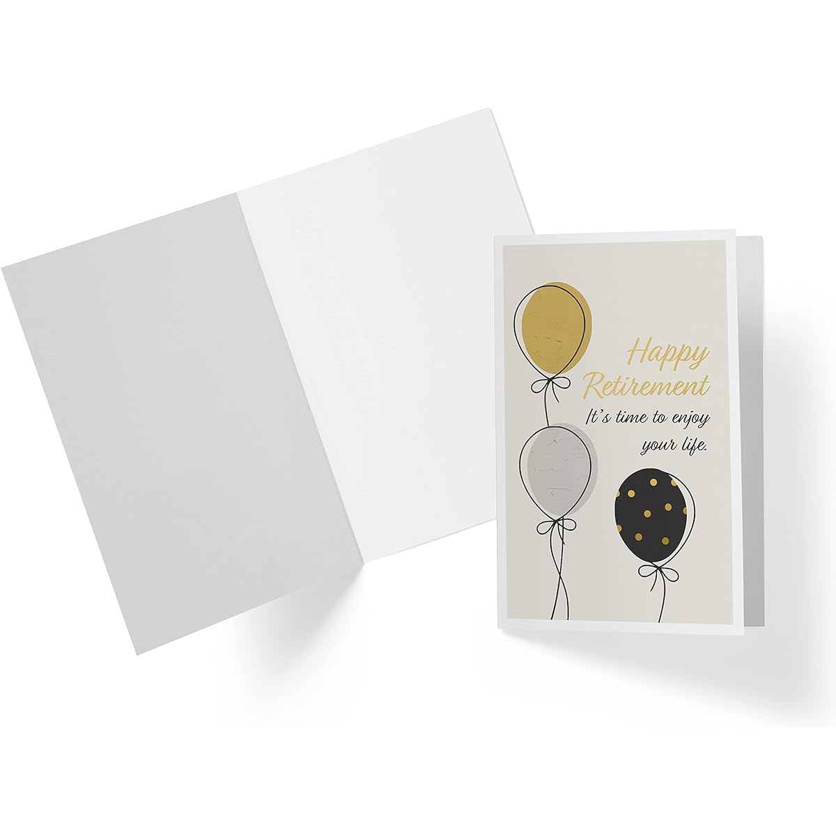 Sweet Retirement Card for Him Her - Perfect Card for Mom, Dad, Uncle, Auntie - Ideal Friend Coworker Retirement Card - Karto - Retirement Balloon