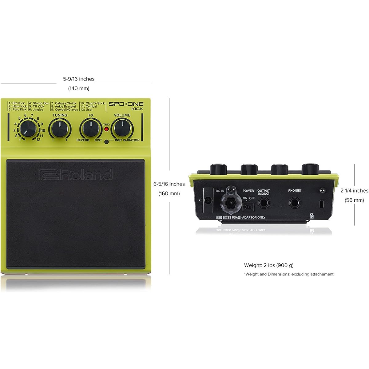 Roland SPD-1K SPD ONE KICK Electronic Percussion Pad