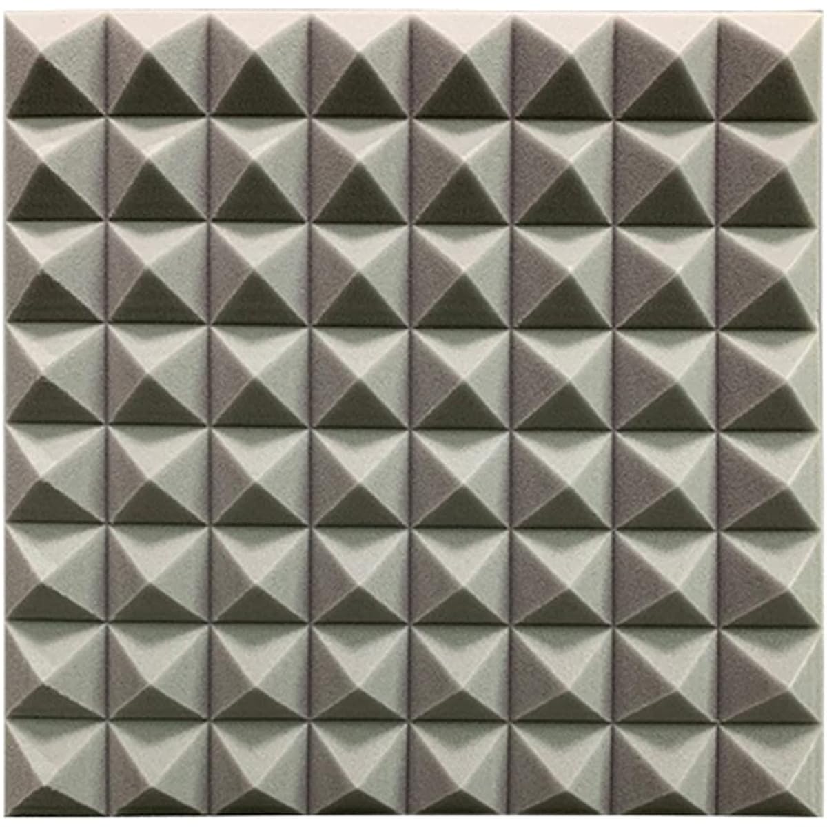 12pcs Acoustic Foam Panels, Home Studio Sound Treatment Accessories Foam DIY Soundproofing Foam Tiles 50X50X5cm, Multicolor Optional (Grey 50*50*5CM) (Grey 50*50*5CM)