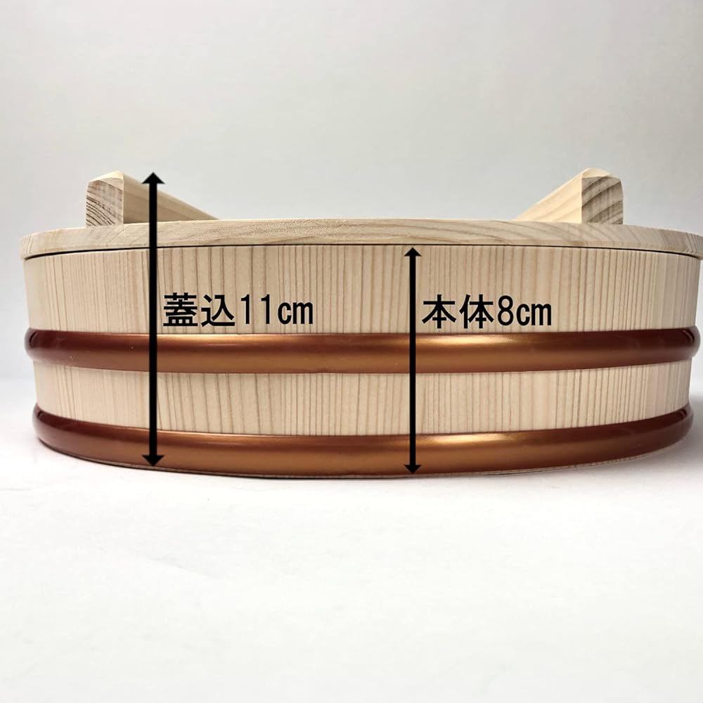 Tachibana Container Sushi Oke SP Series Plastic Tag with Lid Rice Stand Made in Japan Approx. 39cm Approx. 1 sho