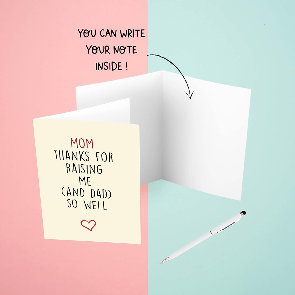 Cheerin Funny Mother's Day Cards for Mom | Fun Mother's Day Gifts | Gag Birthday Cards for Mom Grandma from Daughter Son Kids Husband