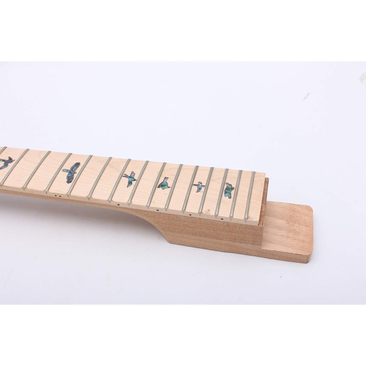 Guitar Kit Guitar Neck 22 Frets Unfinished Guitar Body Semi-hollow Mahogany Maple Fretboard DIY Guitar 1 Set