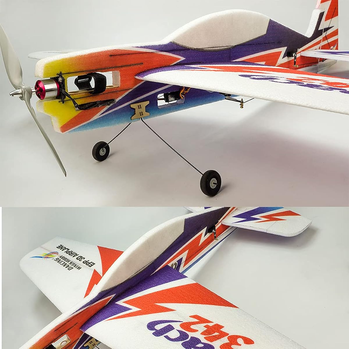 ERYUE Dancing Wings Hobby E1801 EPP Plane 1000mm Electric SBACH342 Airplane Unassembled Kit Version DIY Flying Model