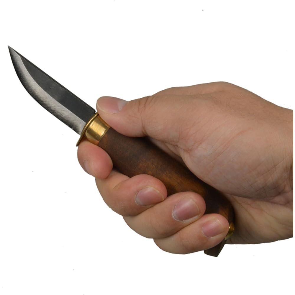 Nordic Scandinavian Outdoor Knife Kauhabampukopaya Visasolmis 62#302 Natural 03-01-paja-0009