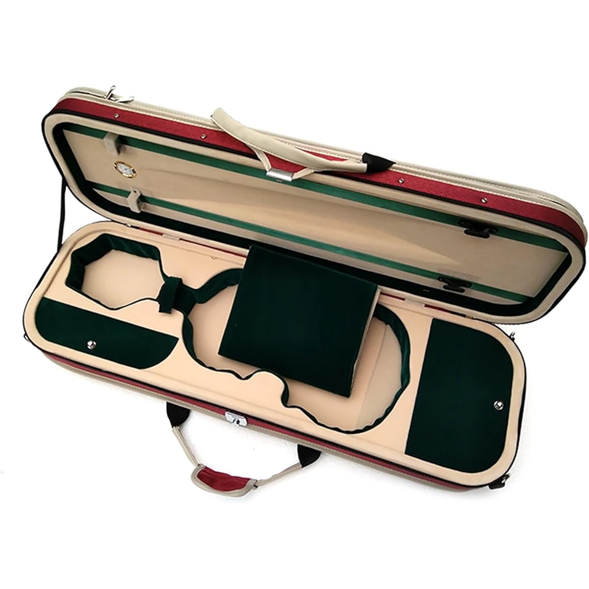Lightweight Violin Case Portable Carrying Violin Case with Velvet Lining Violin Storage Case