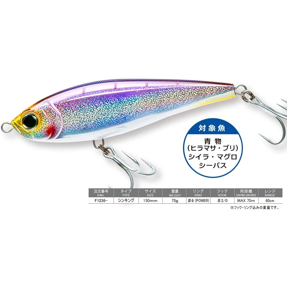 DUEL Lure Hardcore Water Drive 150mm Sinking Silhouette Black