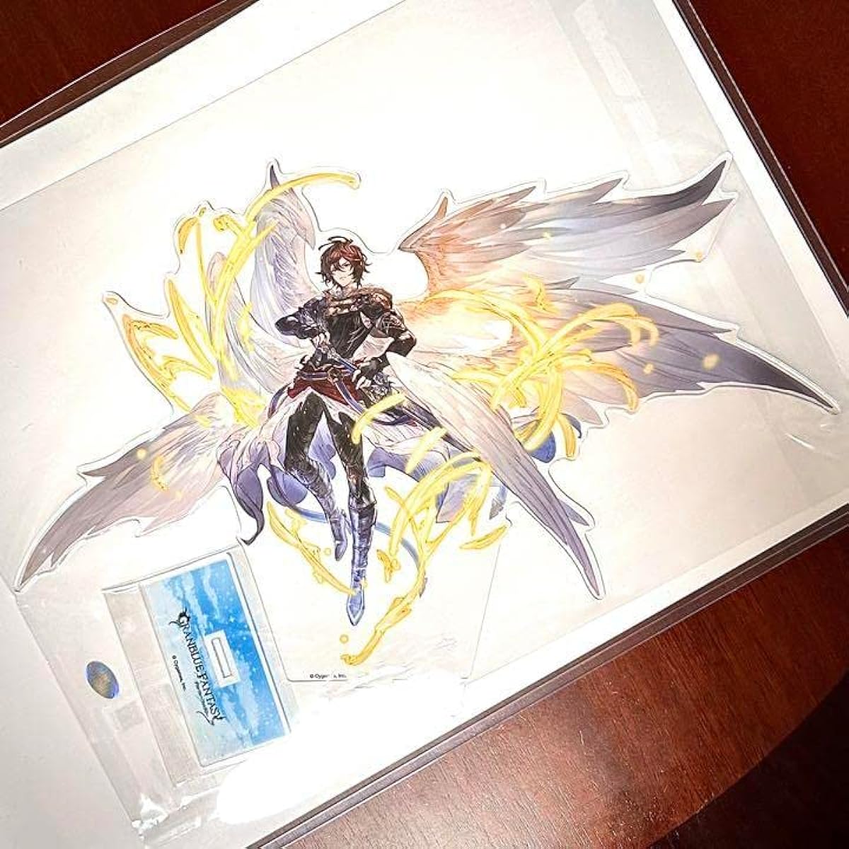 Granblue Fantasy Sandalphon Karaoke no Tetsujin Acrylic Stand Akuta 9JCU
