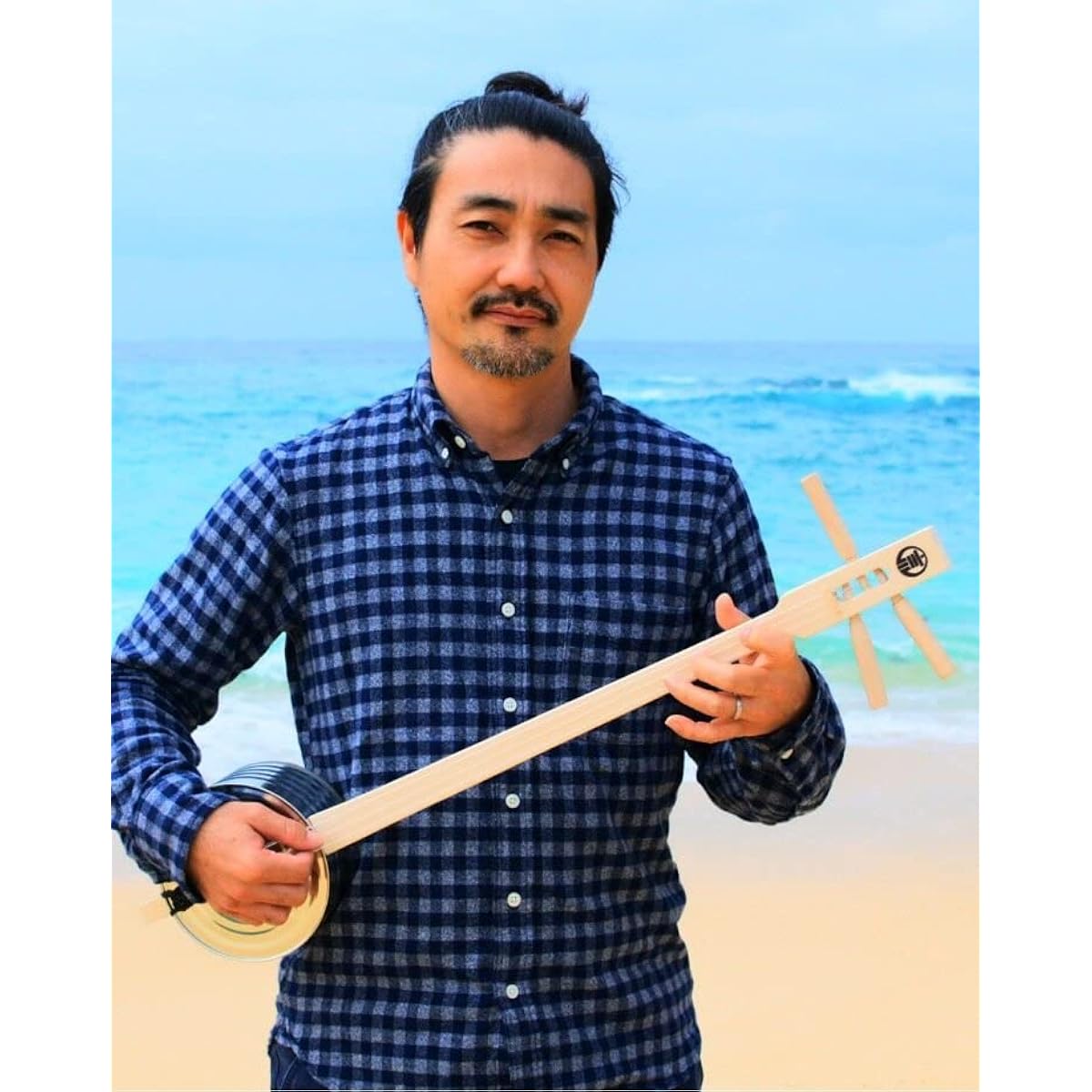 Kankara sanshin standard (completed product) B set (with textbook, drumsticks, and tuner)
