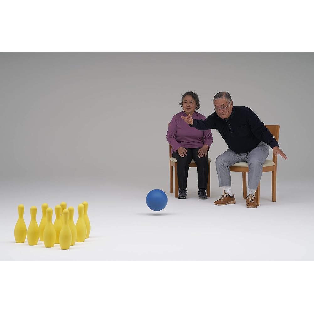 TOEI LIGHT Soft Foam Bowling Set B-7994 (approx.) Ball diameter 20cm, pin height 30cm