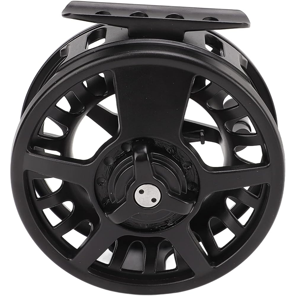 Fly reel aluminum fishing reel black