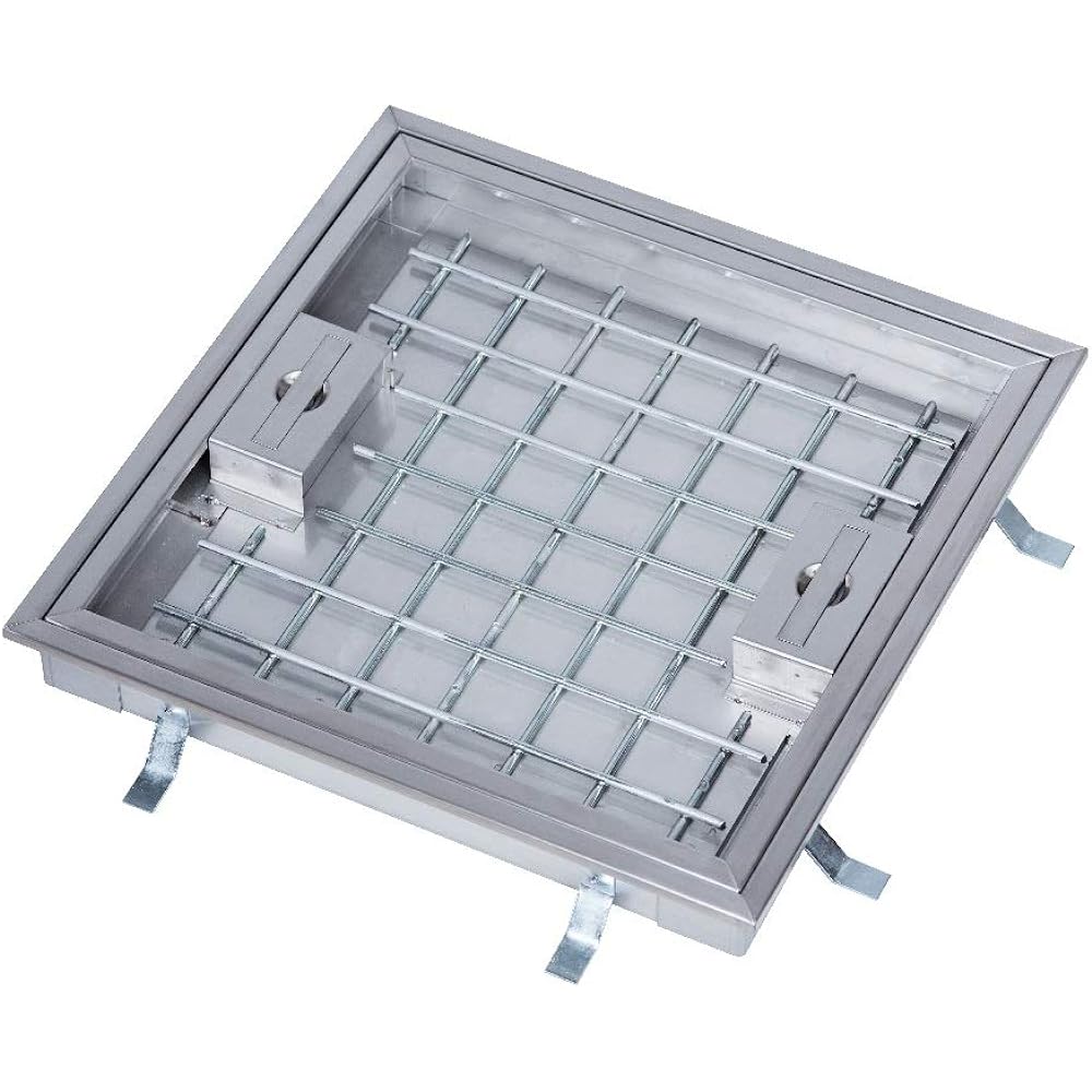 Hocos Stainless Steel Floor Hatch for Load Capacity T-2 for Mortar Filling TS-12M-300