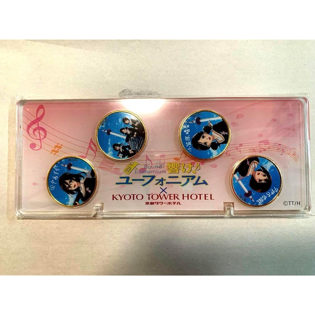 Sound! Euphonium Kyoto Tower Hotel Collaboration Commemorative Medal Acrylic Case