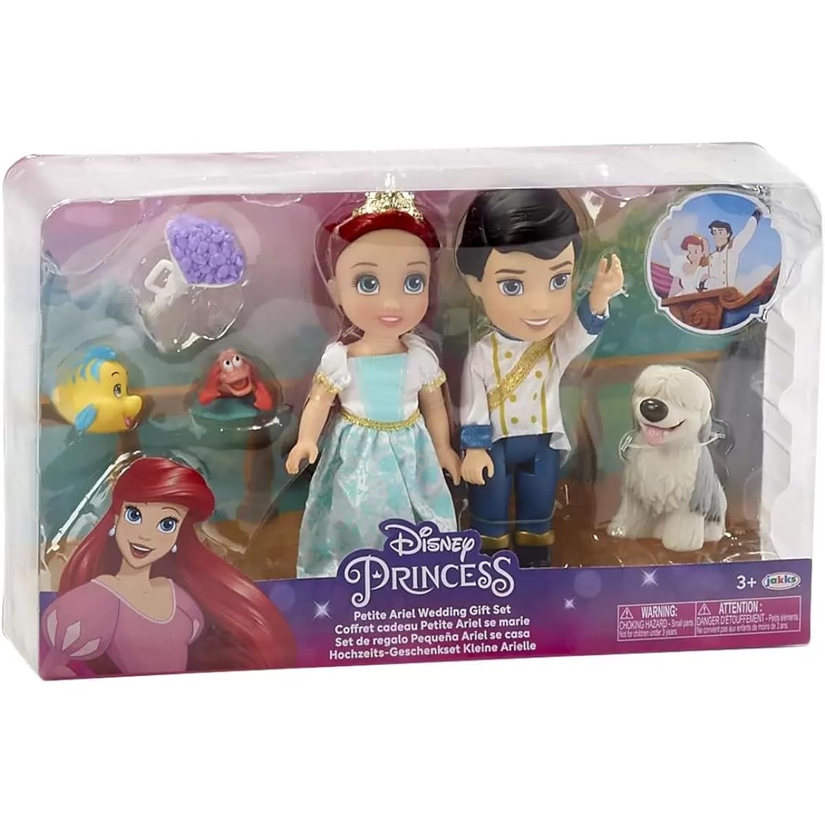 Disney Princess Ariel Doll Petit Wedding Gift Set