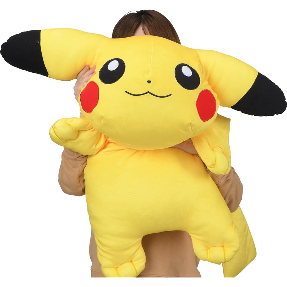 Pokemon Center Original Chewy Cushion Big Kuttari Pikachu
