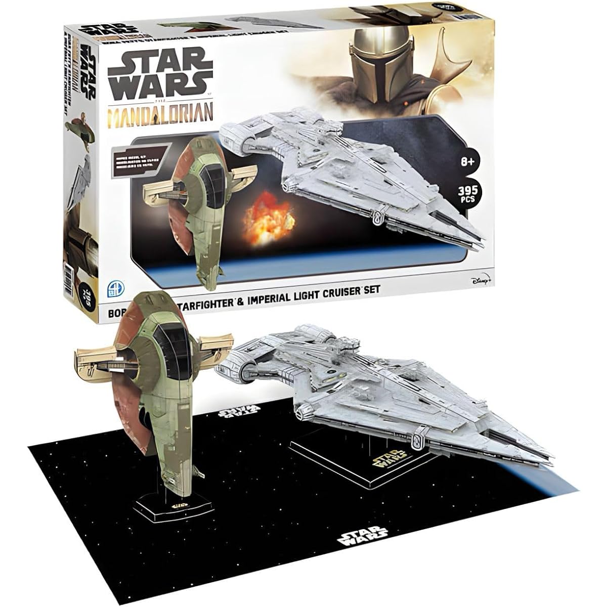 The Mandalorian Boba FETT'S Starfighter & Imperial Light Cruiser