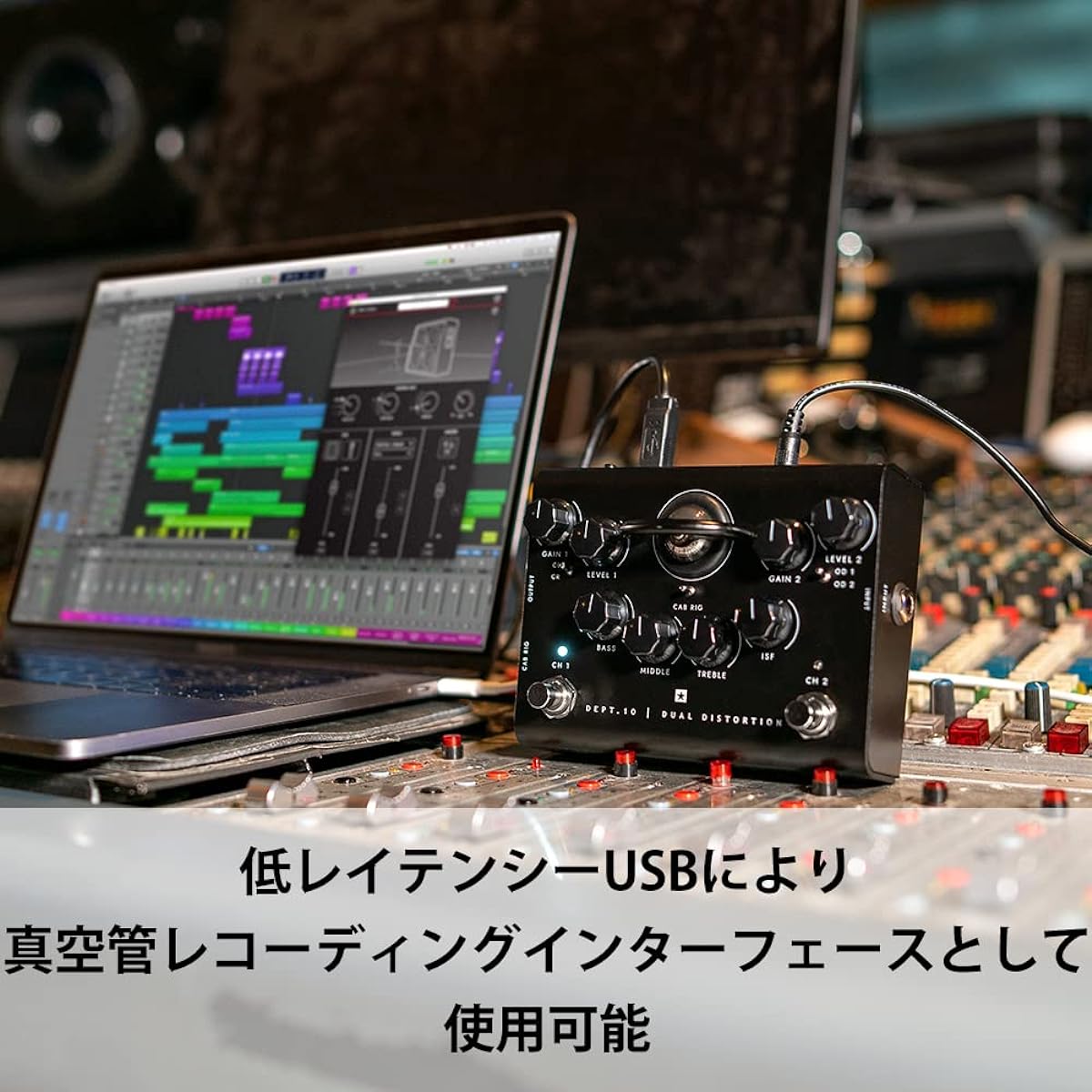 Blackstar Blackstar Guitar Effector Dual Distortion DEPT.10 DUAL DISTORTION Uses ECC83 triode vacuum tube