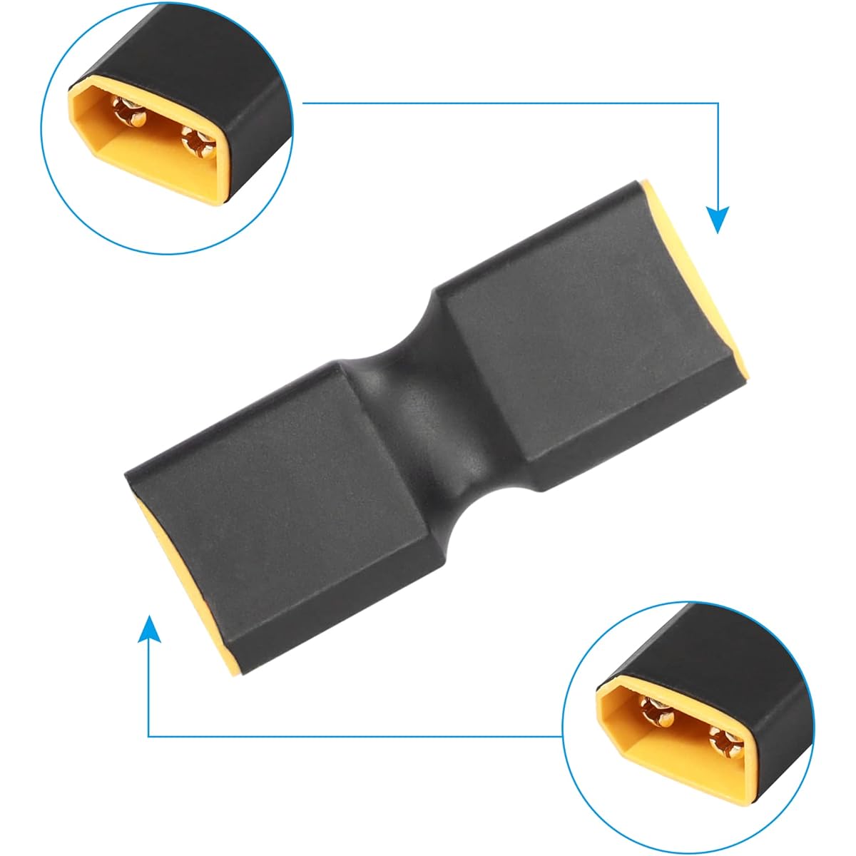 XT60 Male to Male Connector Adapter (XT60 Male to Male)