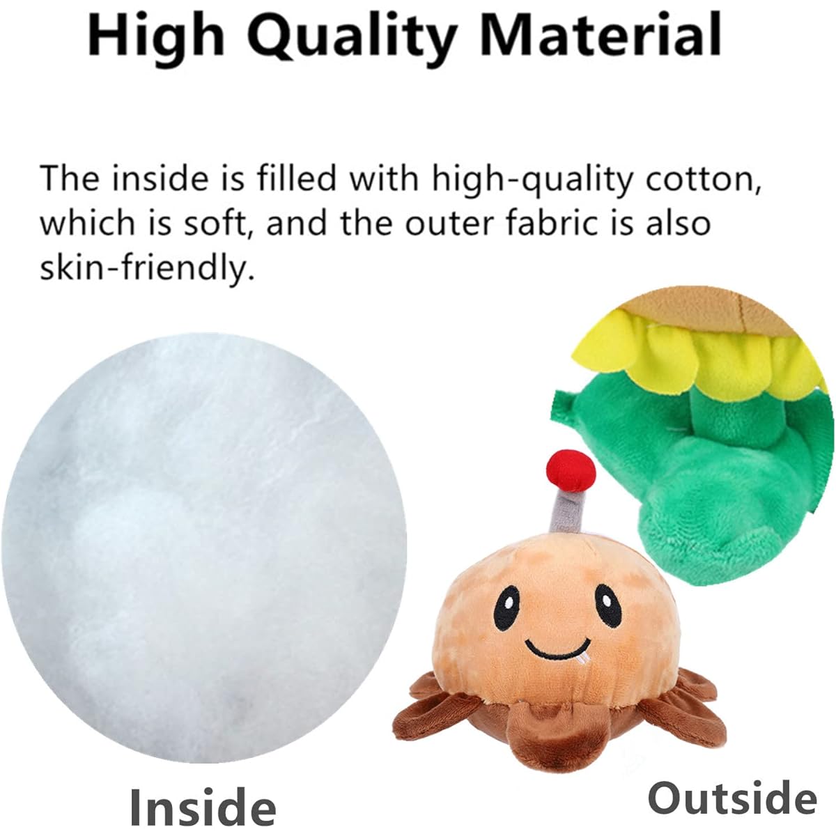 Coconut Cannon Plants vs Zombies Plush Toy PVZ 1 2 Plush Soft Doll 1pc