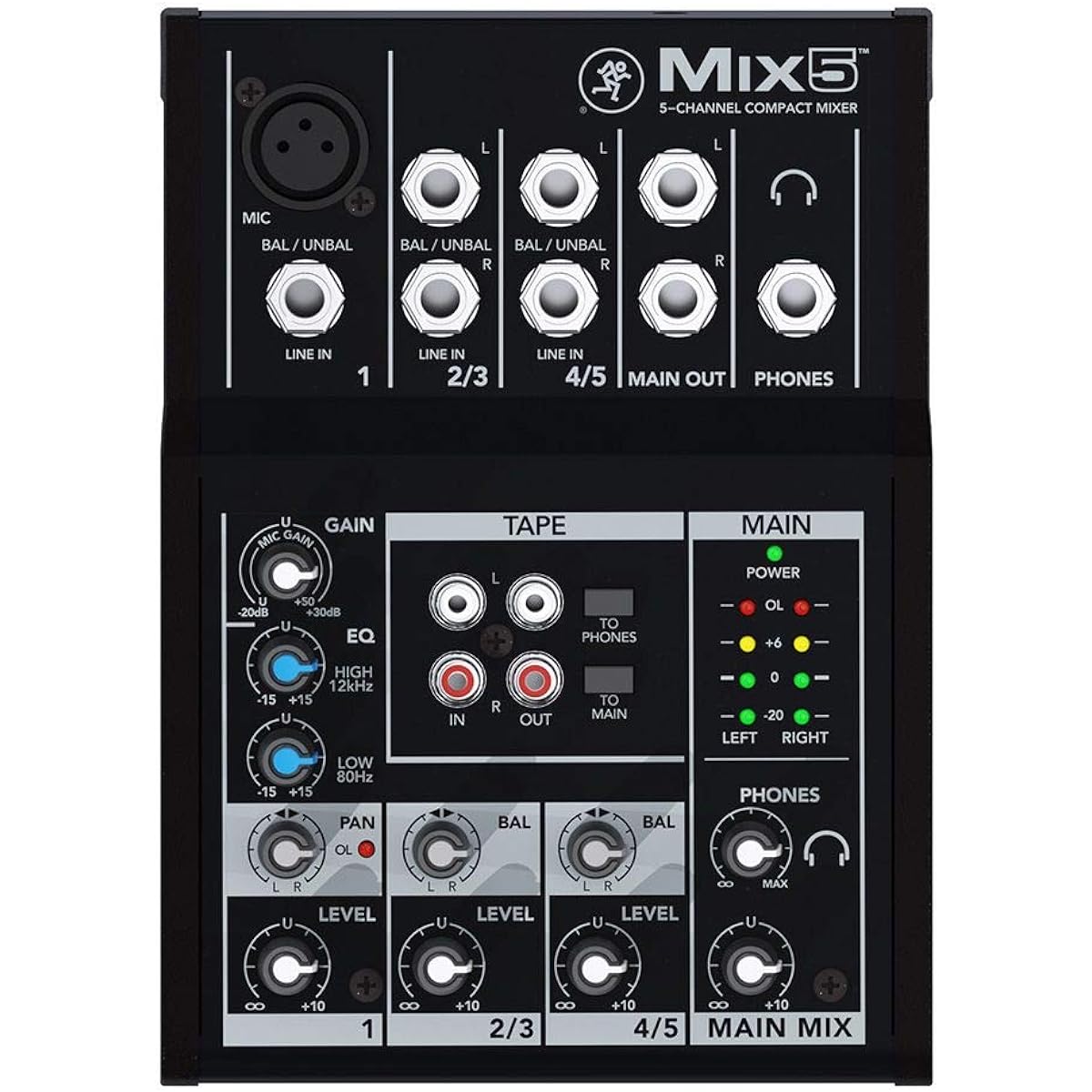 MACKIE MIX5 Analog Mixer Compact Analog Mixer