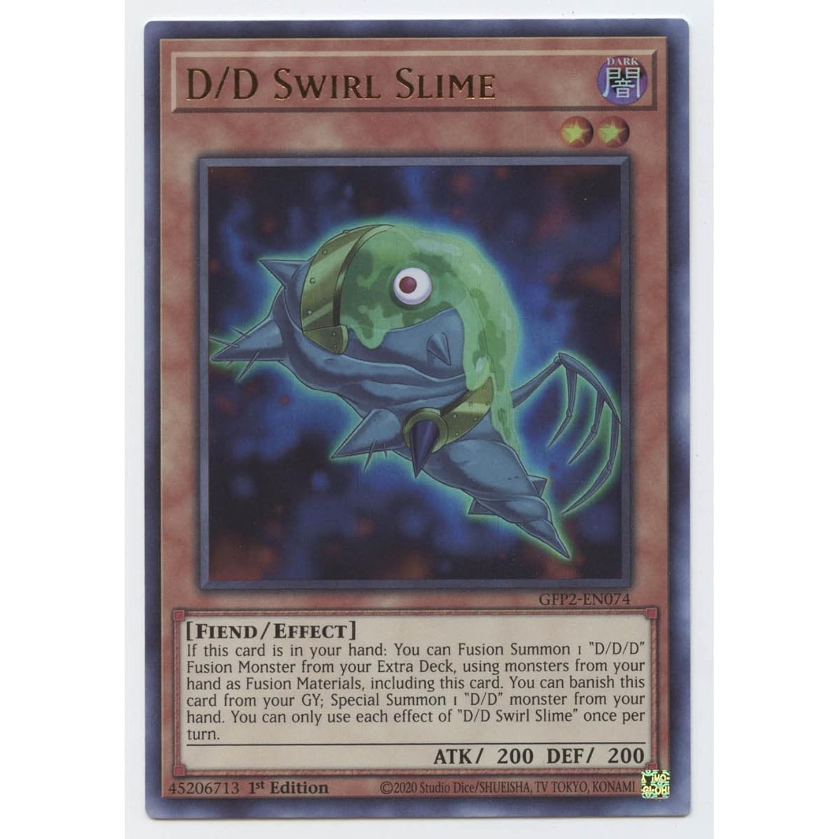 D/D Swirl Slime - GFP2-EN074 - Ultra Rare - First Edition
