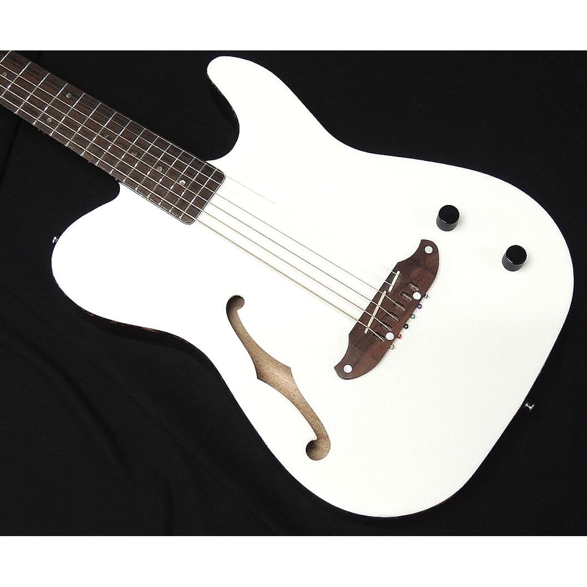 SCHECTER OL-FL WHT Oriental Line Schecter Thin Body Acoustic Guitar F Hole Electric Acoustic Guitar White Gloss Finish