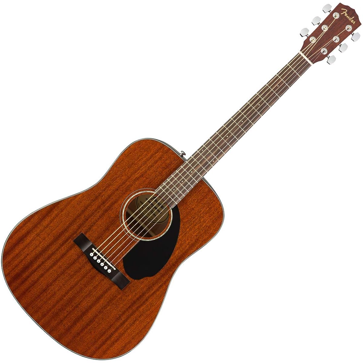 Fender CD-60S Dreadnought Walnut Fingerboard All-Mahogany MAH Acoustic Guitar Beginner 12-piece Set Fender
