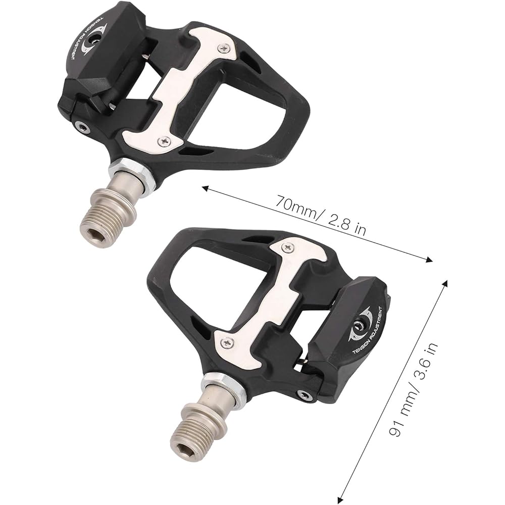 Bicycle Pedals SPD SL Road Bike Self Locking Pedal Platform with Cleats Repair Bicycle Cycling Replacement