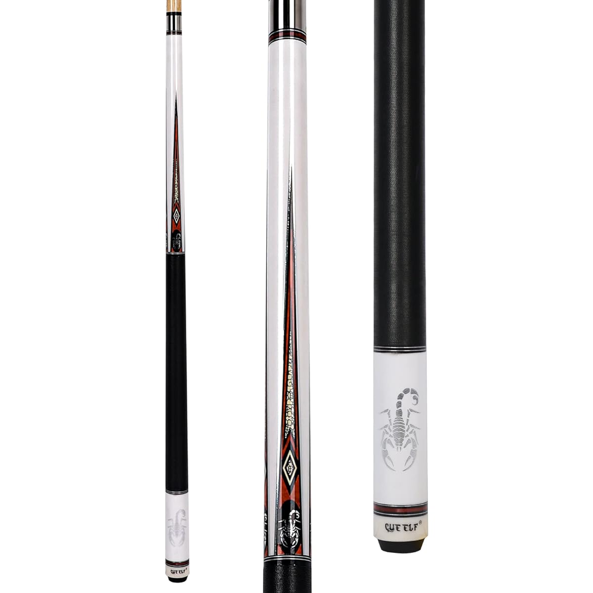 CUEELF Pool Cue Stick Billiard Cue Stick with Hard Case Low Deflection Shaft Professional Billiard Pool Cue Stick 10-21oz Cue Stick