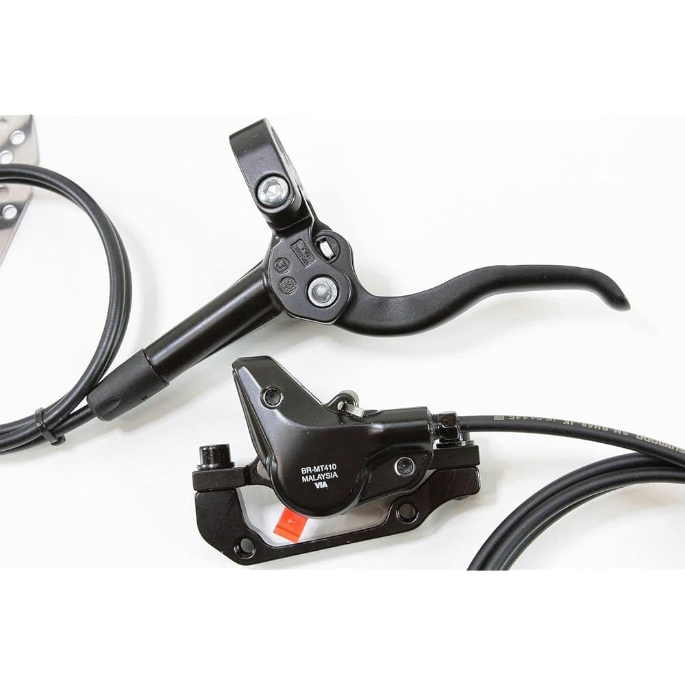 Lightweight SHIMANO ALIVIO M4000 Series High Performance Hydraulic Disc Brake BL-MT401 BR-MT410 No Rotor Front and Rear Set Black