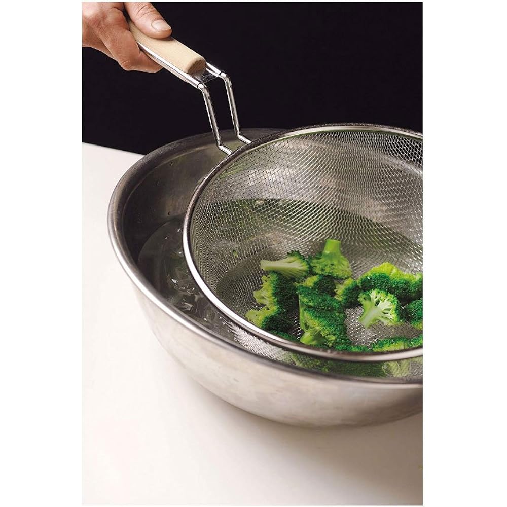 Wahei Freiz Pot set with wooden handle colander 22cm Danchu DA-12
