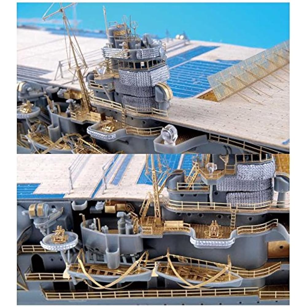 Tetra Model Works 1/350 Japanese Navy Aircraft Carrier Kaga F Company Ship Accessory Parts Set Plastic Model Parts SE3508