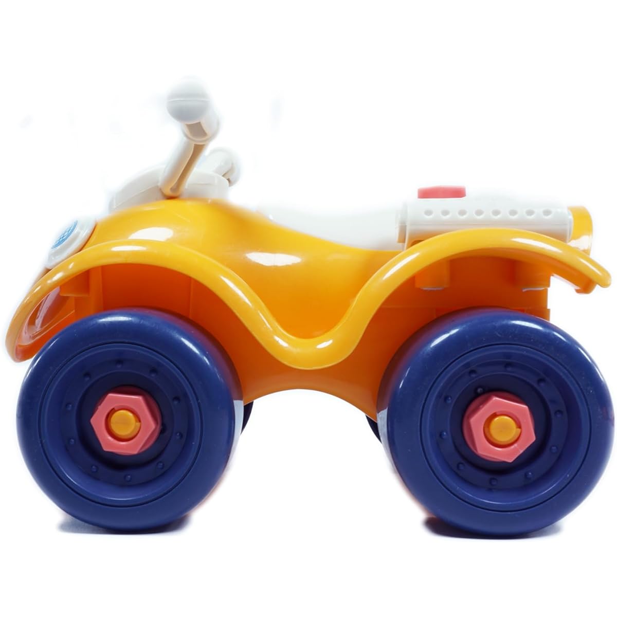 Toytellini Building Toys Building Toys STEM Construction Tools Toys with Drill Wrench Screws Toddler Mechanic Toys Educational Gift Toys for 2-6 Years Old (Beach Car)
