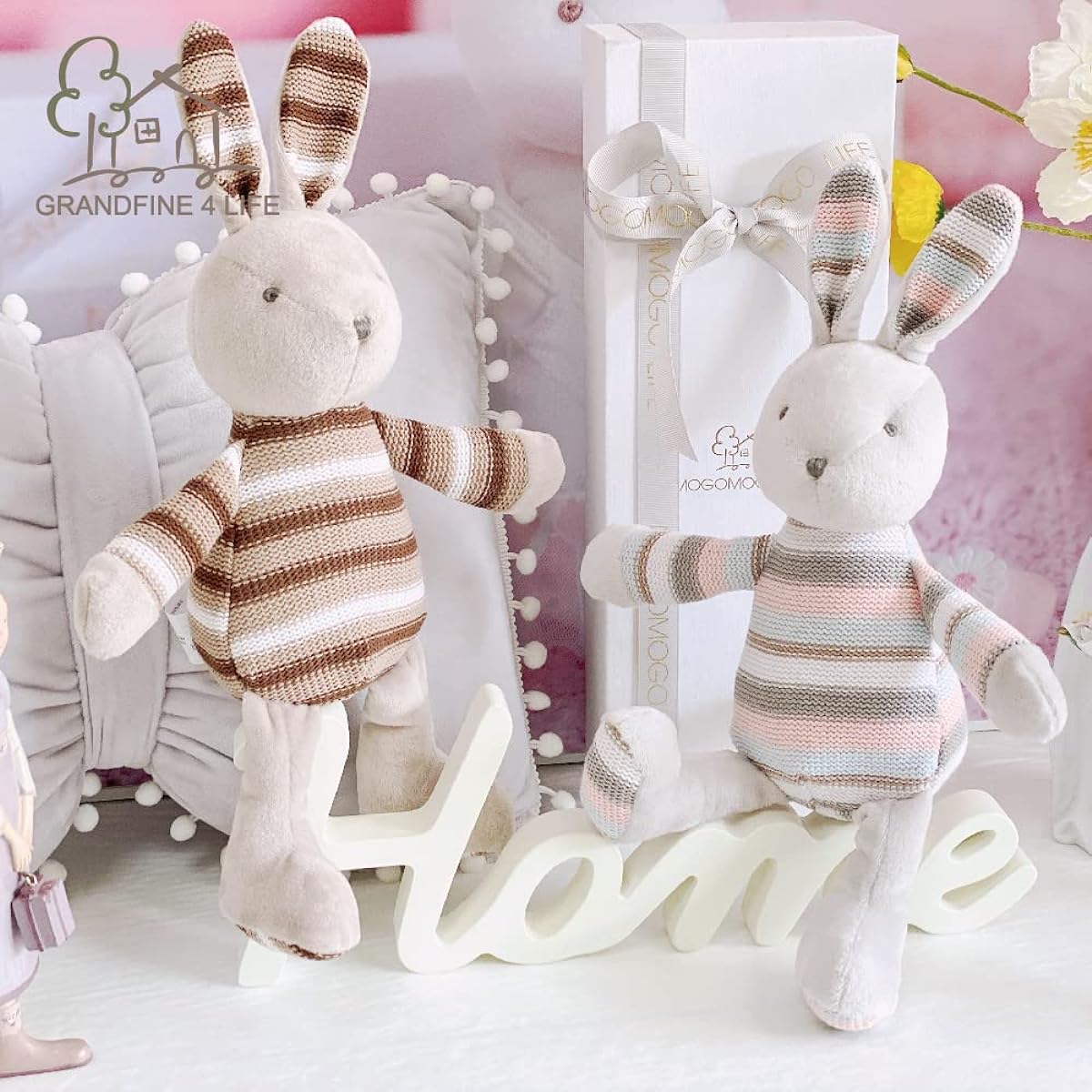 Mogomogo Rabbit Doll with Test Report and EN71 CE Mark and Reach Docs