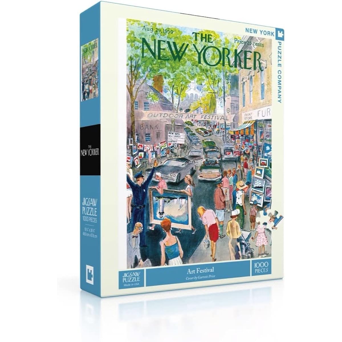 New York Puzzle Company - New Yorker Art Festival - 1000 Piece Jigsaw Puzzle