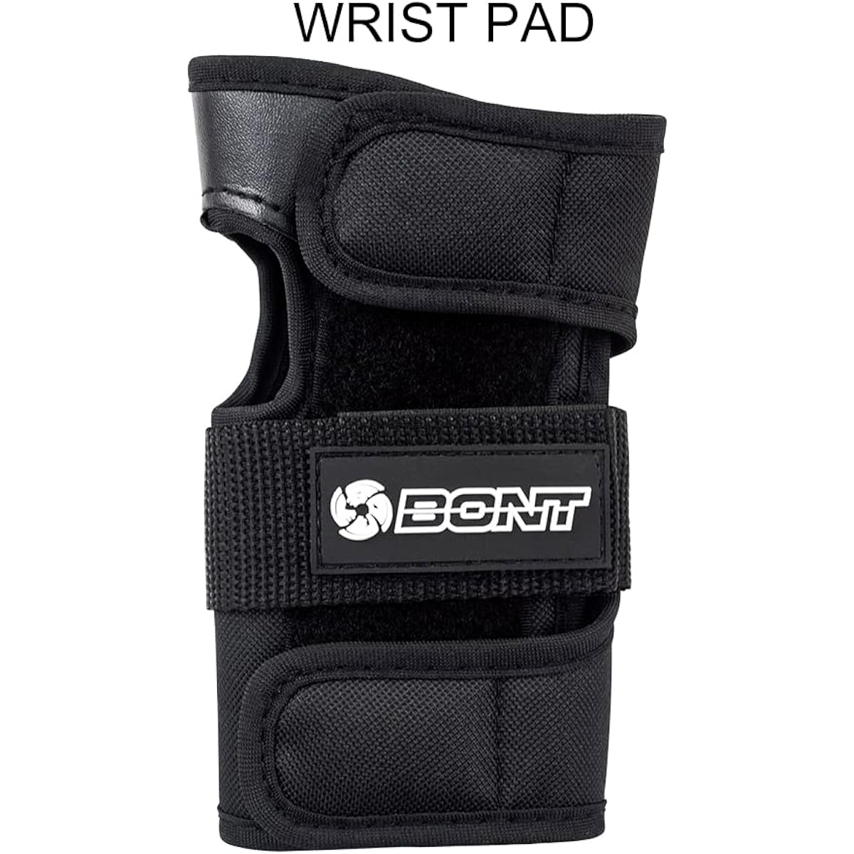 Bont Skates - Kids Bont Black Protective Pad Set with Knee Pads, Elbow Pads, and Wrist Guards (Black Small)