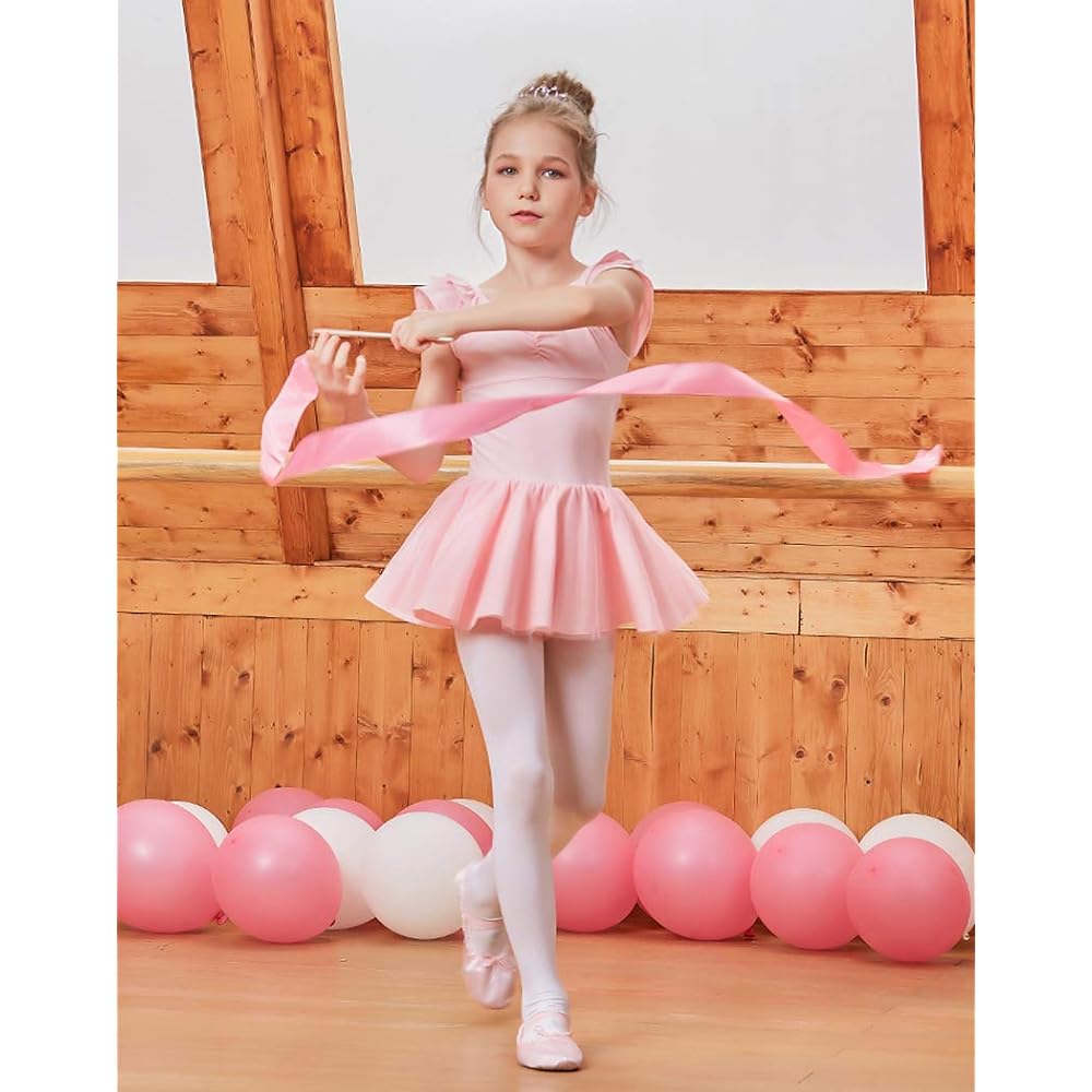 Manana ma30 Silkily Manana Leotard Ballet Kids Junior Simple Skirt with Snaps