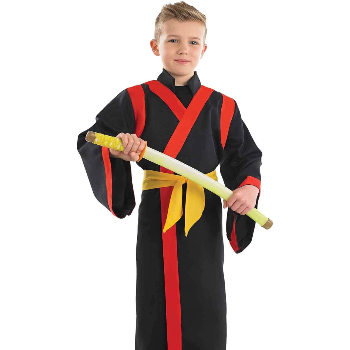 Kids Samurai Boys Costume Boys Ninja Martial Arts Warrior Robe