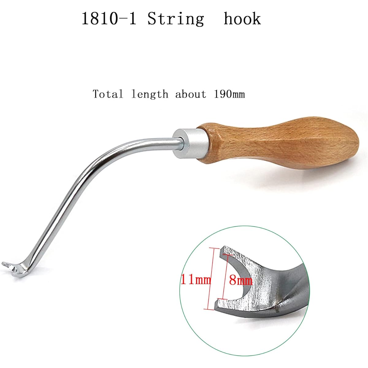 HUATOOL Piano Tuning Trimming Tool 1810-1 String Hook