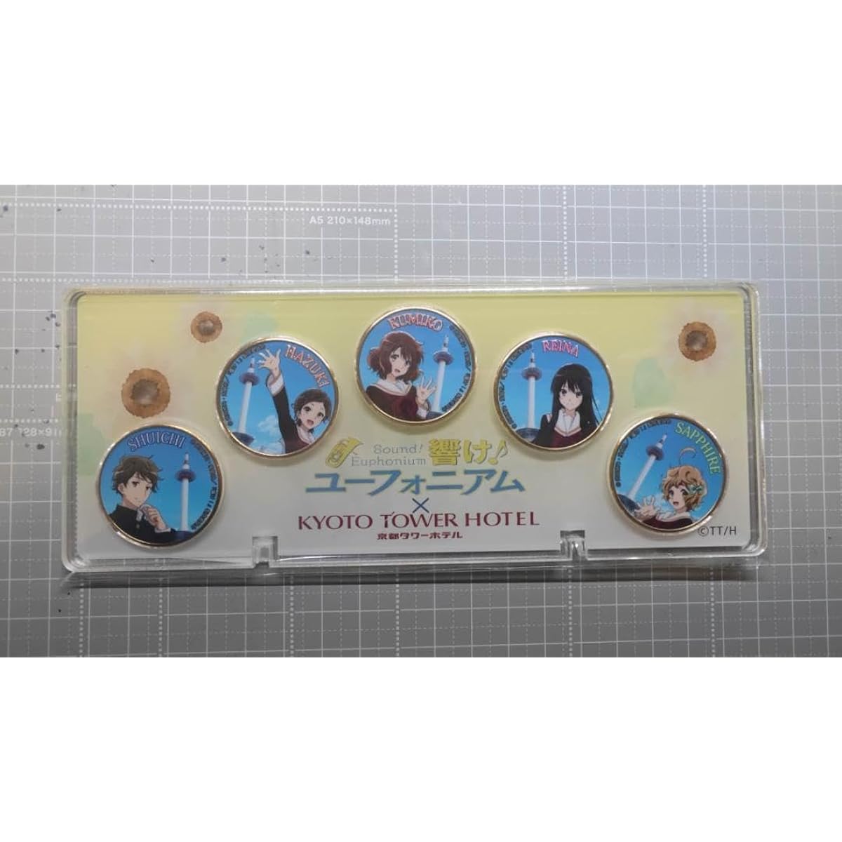 Limited Sound Euphonium Kyoto Tower commemorative medal case