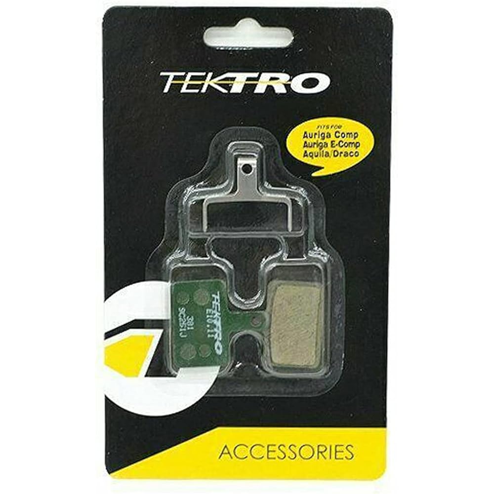 Tektro E10.11 Organic Compound Disc Brake Pads Auriga, Draco, Orion, 2 Pack, STB1788