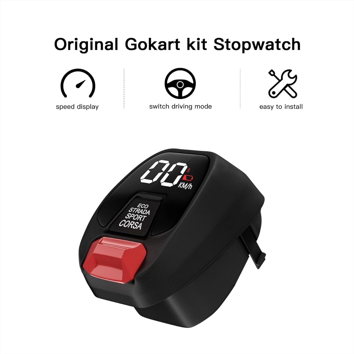 STIO Stopwatch Assembly Musical Instrument Display Accessories Compatible with Segway Ninebot Gokart Kit Gokart PRO Electric Scooter